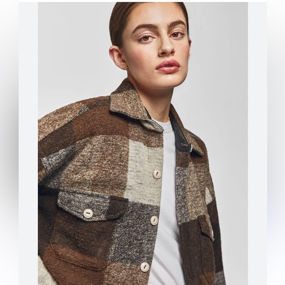 Anine Bing Jackets & Blazers - ANINE BING bobbi flannel